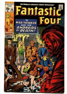 FANTASTIC FOUR #96 THE THING-JACK KIRBY MARVEL 1970 VF-