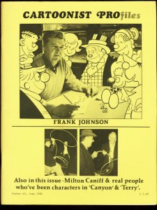 CARTOONIST PROFILES #62-1984-MILTON CANIFF FN