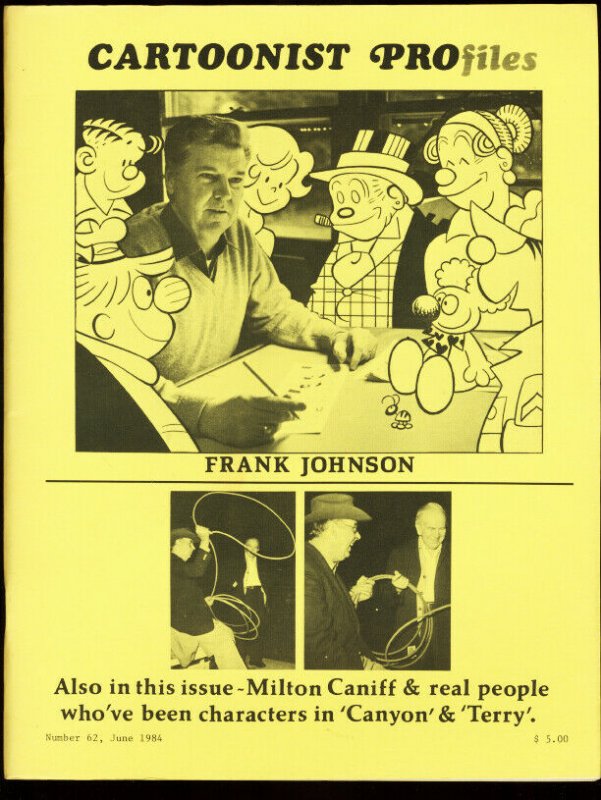 CARTOONIST PROFILES #62-1984-MILTON CANIFF FN