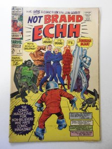 Not Brand Echh #1 (1967) GD/VG moisture stain, 1/2 in cumulative spine split