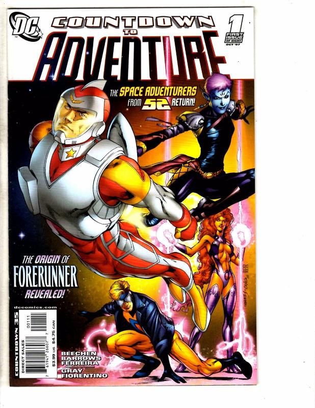 Lot Of 4 Countdown To Adventure DC Comic Books # 1 2 3 6 Batman Flash Arrow J220