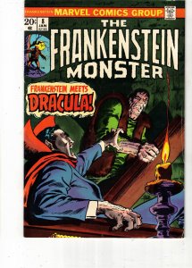 The Frankenstein Monster 8 (1974) VF+ High-Grade Frankenstein meets Dracula BOCA