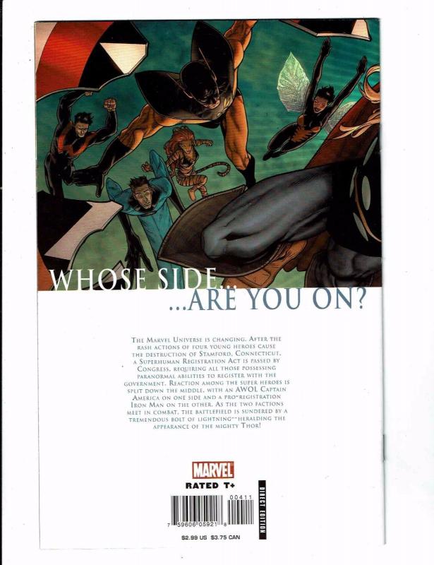 CIVIL WAR Complete Marvel Comics Ltd Ser # 1 2 3 4 5 6 7 VF/NM 1st Prints J121