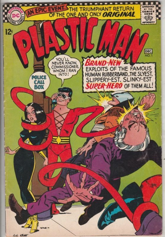 Plastic Man #1 (Dec-66) FN/VF Mid-High-Grade Plastic Man