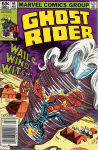 Ghost Rider (Vol. 1) #66 (Newsstand) VF/NM ; Marvel | March 1982 Wind-Witch