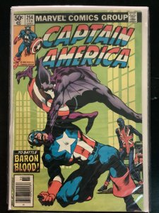 Captain America #254 Newsstand Edition (1981)