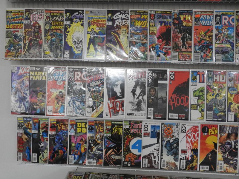 Huge Lot 140+ Comics W/ Black Panther, Spidey, Moon Knight+ Avg Fine/VF Cond!!