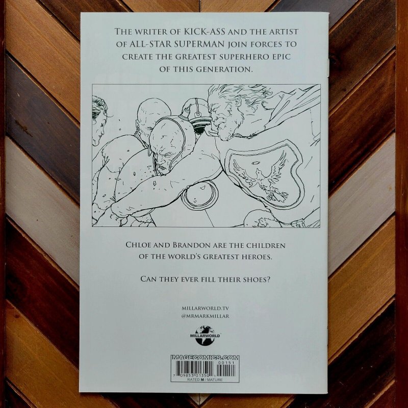 Jupiter's Legacy #1 (Image 2013) 1:25 Variant / Series Debut (Quitely, Millar)