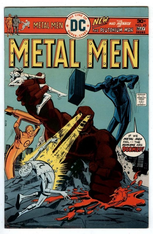 Metal Men #45 1976 Walt Simonson art-Neal Adams 1pg AD- TV Animated Show Coming