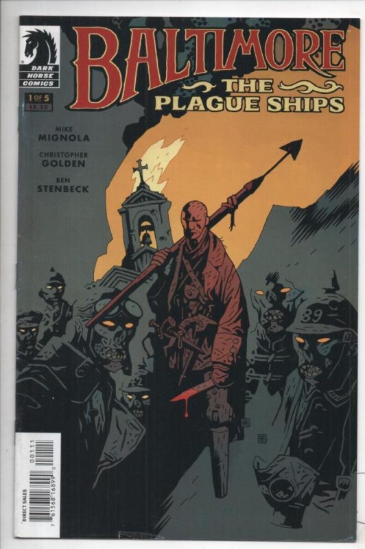 BALTIMORE the PLAGUE SHIPS #1 VF #2 VF/NM, Mignola, Niles, 2010