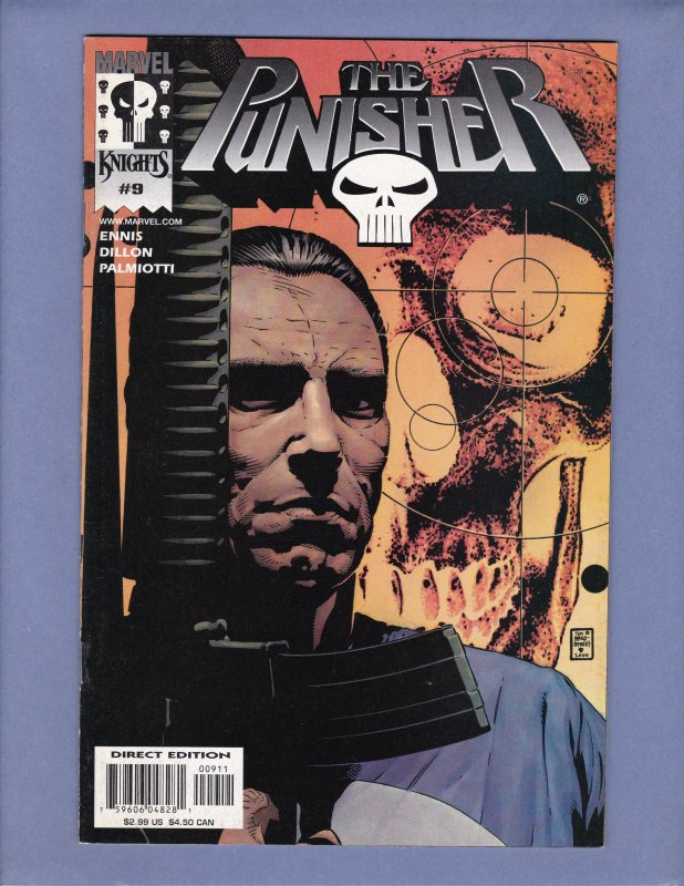 Punisher #9 NM- Front/Back Cover Scans Marvel Knights 2000