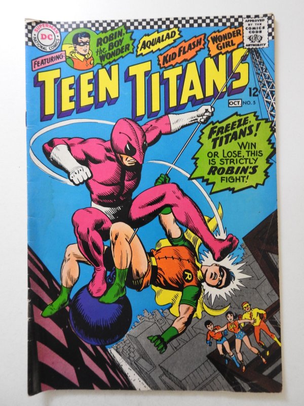 Teen Titans #5 (1966) Solid VG- Condition!