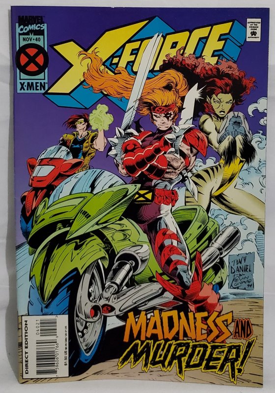 X-FORCE #40 Tony Daniel Deluxe Edition (Marvel 1994)