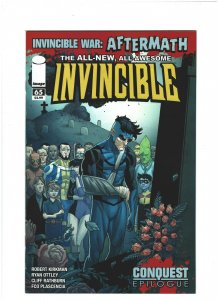 Invincible #65 NM- 9.2 Image Comics Kirkman & Ottley, Invincible War: Aftermath