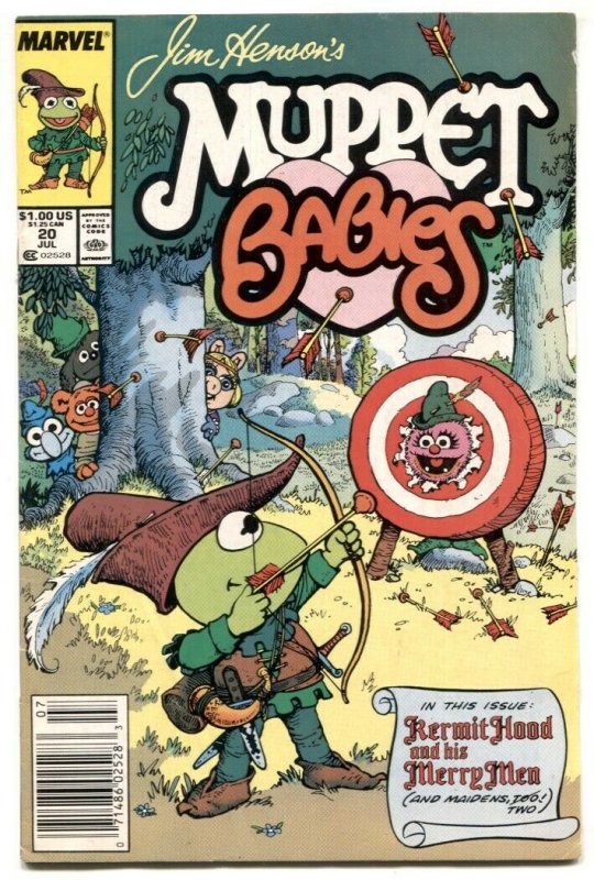 MUPPET BABIES #20 1988- Robin Hood cover VG/F