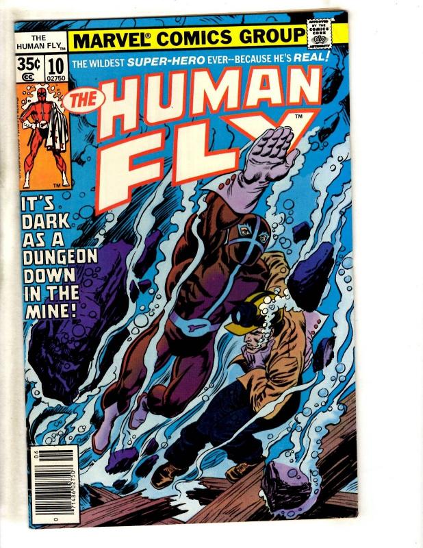 Lot Of 9 The Human Fly Marvel Comic Books # 7 8 10 11 13 15 16 18 19 CR35