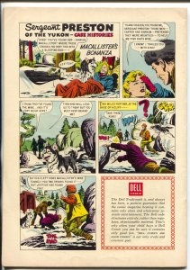 Sergeant Preston Of The Yukon #17  1956 - Dell  -FN - Comic Book