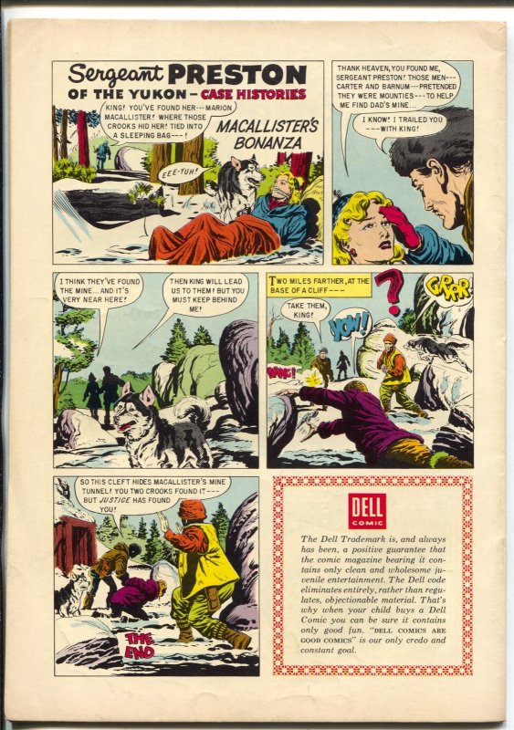 Sergeant Preston Of The Yukon #17  1956 - Dell  -FN - Comic Book