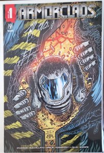 Armorclads #1 Edwards Ltd 500 Signed by Jeffrey Edwards w/ COA