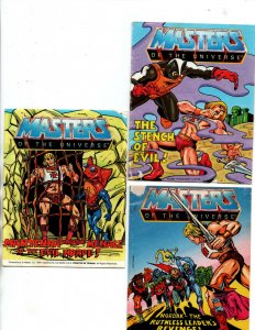 Masters Of The Universe (3) Mini Comics - He-Man - Stinkor Hordak Horde Mantenna 