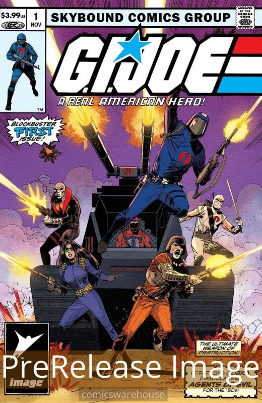 GI JOE A REAL AMERICAN HERO 1 FACSIMILE EDITION (2023 IMAGE) #1 VA PRESALE-11/16