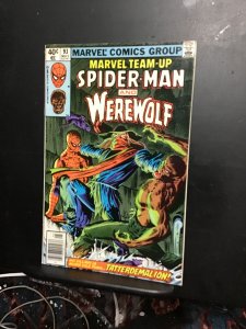 Marvel Team-Up #93 (1980) high-grade spidey and werewolf by night key! VF/NM Wow