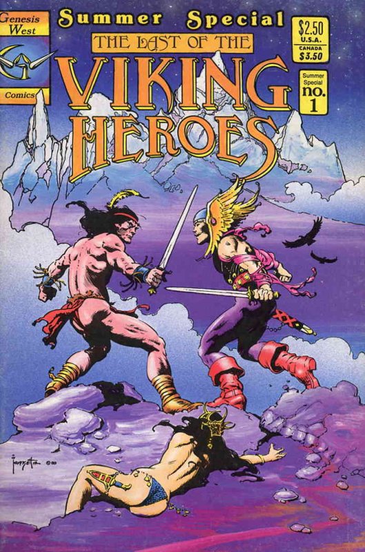 Last of the Viking Heroes, The Summer Special #1 FN ; Genesis West | Frank Fraze