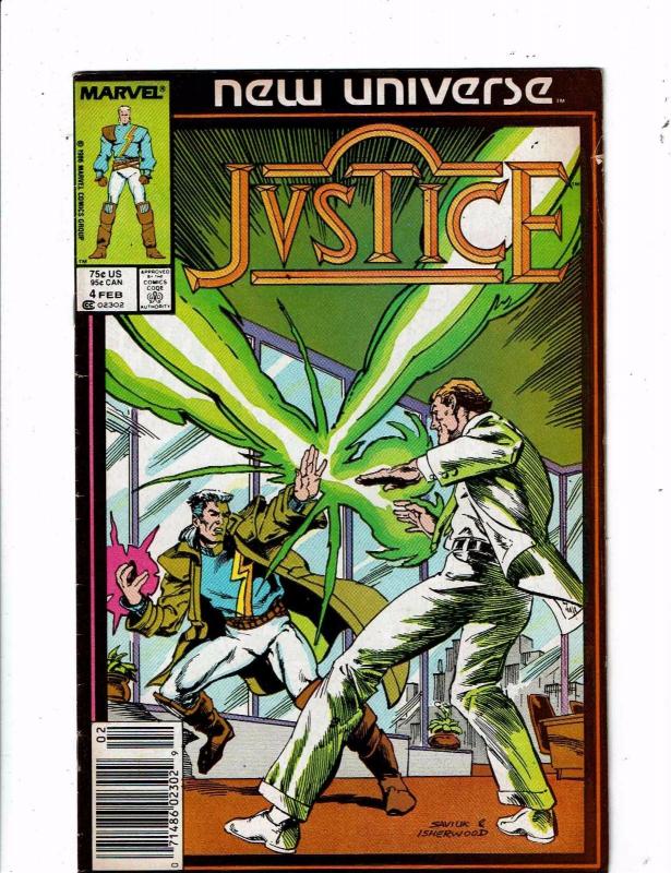 Lot of 5 Justice Marvel Comic Books #1 2 3 4 5 BH45 