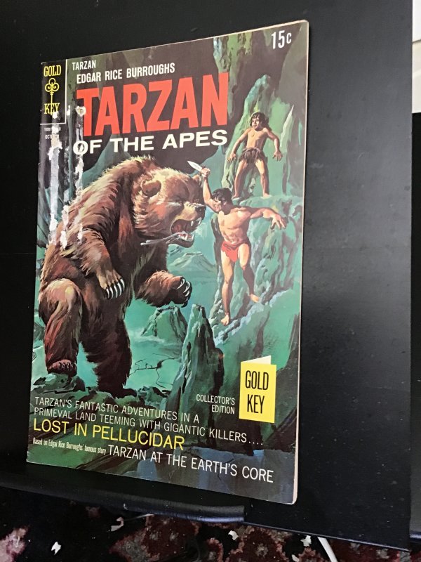 Tarzan #180 (1968) affordable great grizzly bear cover! VG