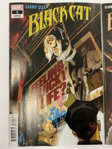 GIANT-SIZE BLACK CAT INFINITY SCORE #1 CVR C 1:25 + D NM IN-HAND SHIPS NOW! 