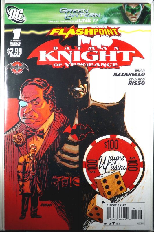 FLASHPOINT: BATMAN KNIGHT OF VENGEANCE #1-3 Complete Set Lot Flash NM 2011 DCU