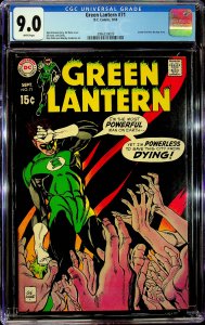 Green Lantern #71 (1969) - CGC 9.0 - Cert #3996529009