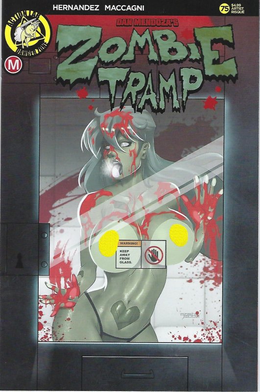 Zombie Tramp # 75 Mastajwood Risque / Topless Artist Edition Variant Cover  NM