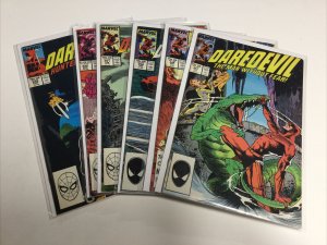 Daredevil 247 249 250 251 252 258 Vf Very Fine 8.0 Marvel Comics