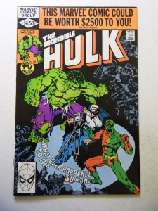 The Incredible Hulk #251 (1980) VF Condition