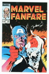 Marvel Fanfare #18 Captain America Frank Miller VF-