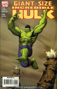 GIANT SIZE INCREDIBLE HULK (2008 MARVEL) #1 NM A91422