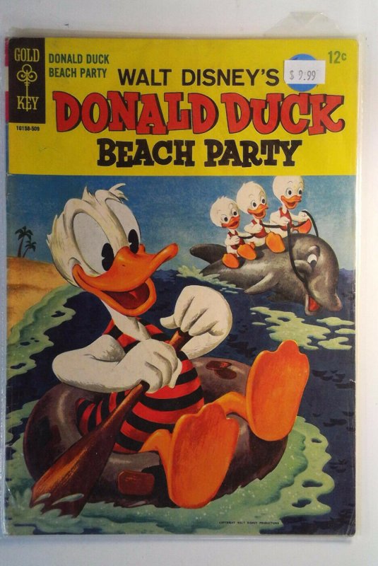 Donald Duck Beach Party #1 (1965) Gold Key Comics 6.5 FN+ Comic Book