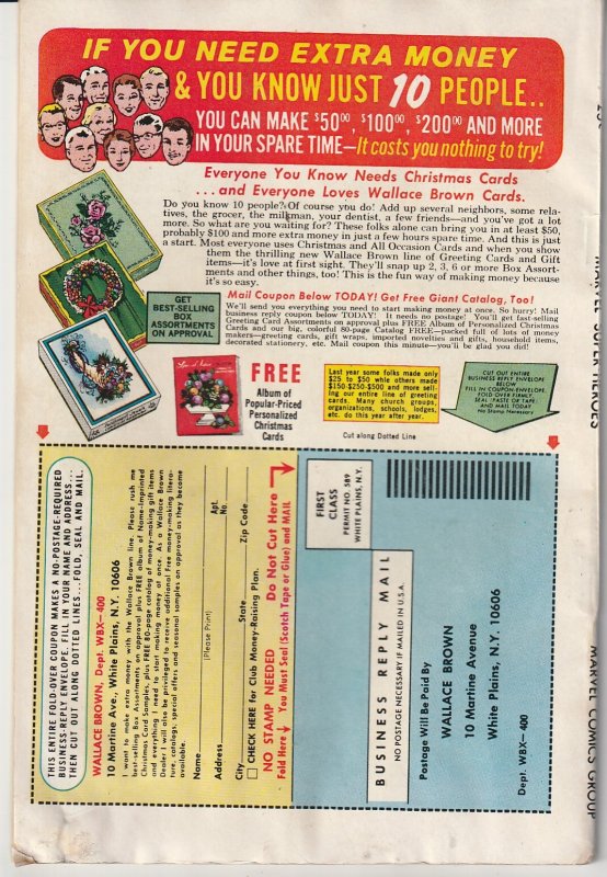 Marvel Super-Heroes #28 (1970) Offered Again - 1st Stilt man and The Freak