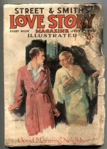 Love Story Pulp July 25 1931- Good Morning Neighbor G 