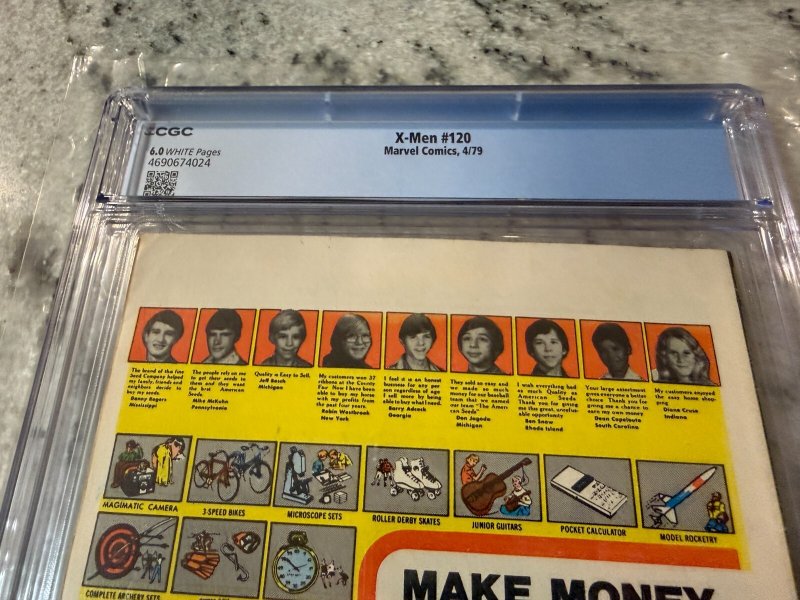 Uncanny X-Men # 120 CGC Graded 6.0 Marvel Comic Book Alpha Flight Wolverine JH25