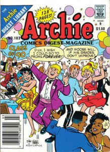 Archie Digest Magazine #103 (Newsstand) FN ; Archie | 128 Pages School Dance