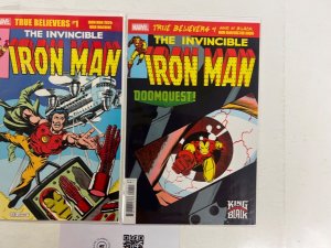 2 Iron Man Marvel Comic Books # 1 1 Red Guardian Spiderman Hulk Thor 61 JS65