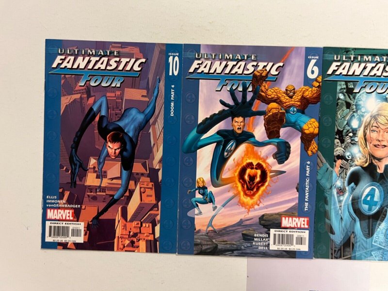 4 Fantastic Four DC Comic Books # 4 5 6 10 Superman Wonder Woman Flash 100 JS44