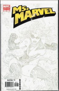 Ms. Marvel #1 Sketch Cover (2006) Ms. Marvel