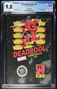 Despicable Deadpool 300 (2018) CGC 9.8 NES Mario homage