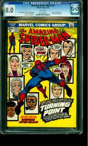 Amazing Spider-Man #121 CGC Graded 8.0 Death of Gwen Stacy