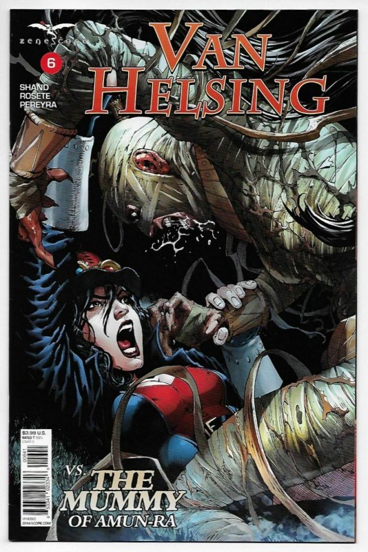 Van Helsing vs The Mummy #6 Cvr D (Zenescope, 2017) NM