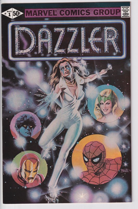 DAZZLER #1 (Mar 1981) NM- 9.2, off white!
