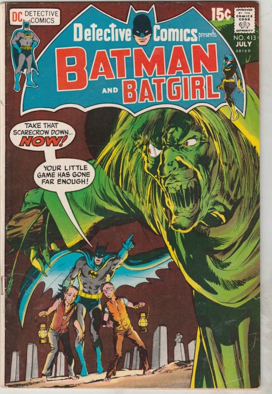 Detective Comics #413 (1971) Neal Adams Cover! Mid-High-Grade FN/VF C'vi...